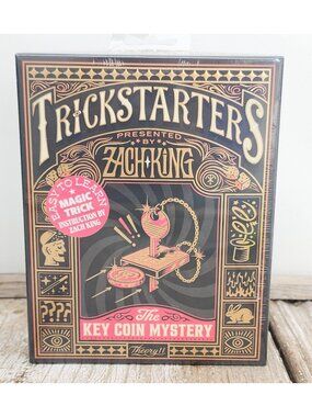 New Sealed TrickStarters By Zach King "The Key Coin Mystery" Magic Trick Set Lea